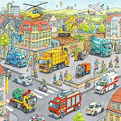 Ravensburger VAhicules dans la ville Puzzle (100 piAces)