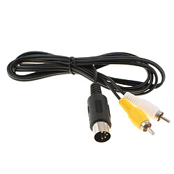 Câble Audio Vidéo RCA AV 1.8m Avec Câble De 5 Broches Pour Sega Genesis Version