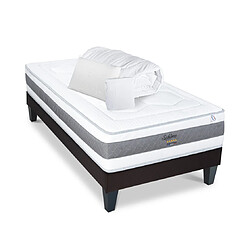 HYPSOM Pack Sublime Pack Prêt à dormir SUBLIME 90x190 cm | Matelas Mémoire de forme + Sommier + Accessoires