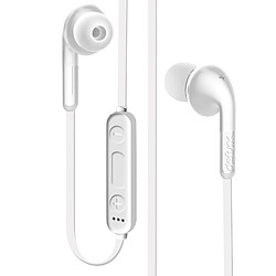 Écouteurs Bluetooth Contour cou Télécommande et Micro HD Defunc Blanc