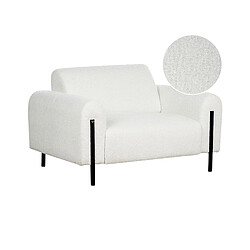 Beliani Fauteuil Blanc ASKIM