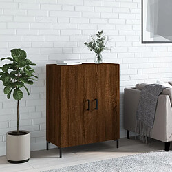 Maison Chic Buffet,Meuble de Rangement,commode pour salon,Cuisine chêne marron 69,5x34x90 cm bois d'ingénierie -MN58382