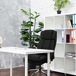 Siège de bureau BUILDER XXL I Similicuir noir hjh OFFICE pas cher