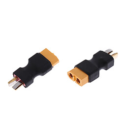 2 Pièces RC XT60 T-Plug Connecteur Sans Fil pour RC Voiture Hélicoptère Pièces de Rechange