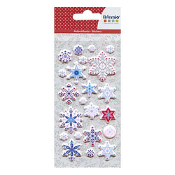 Artemio 22 stickers puffies flocons - Folk