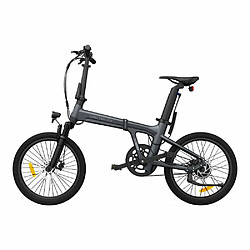 Vélo électrique pliant ADO Air 20 - Moteur 250W Batterie 36V9.6Ah Assisté Autonomie 100KM Freins à Disque Hydrauliques - Gris