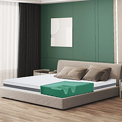 The White Stone Matelas Double165x210 à mémoire orthopédique | Hauteur 16 cm | Made in Italy 