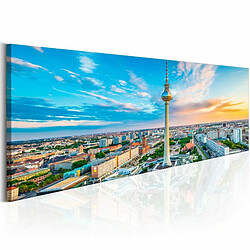 Paris Prix Tableau Imprimé Berliner Fernsehturm, Germany 40 x 120 cm 