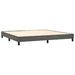 Acheter Sommier à lattes,Cadre à lattes de lit pour Adulte Gris foncé 200x200 cm Velours -MN24466