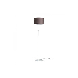 RENDL Lampadaire Edika 1x42W E27 Brun Nickel