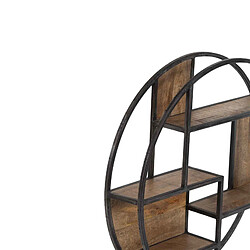 Avis BOIS & CHIFFONS Etagere bois metal ronde | Manguier Stockholm