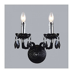 Luminaire Center Applique murale en cristal Whiz Noir