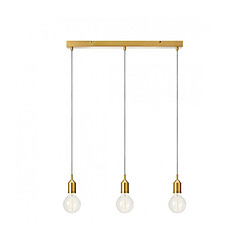 Markslojd Suspension Bronx Métal Bronze 3 ampoules 160cm