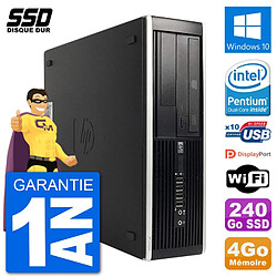 PC HP 8300 Elite SFF Intel G630 RAM 4Go SSD 240Go Windows 10 Wifi · Occasion 