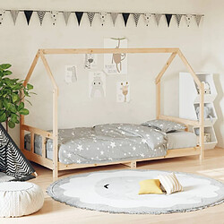 Maison Chic Lit simple Cadre de lit pour enfants,Lit d'Enfant Moderne 90x200 cm bois de pin massif -MN48975