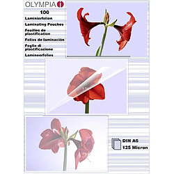 Olympia Feuille de plastification A6 125 microns (9178)