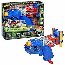 Super Robot Transformable Transformers Rise of the Beasts: Optimus Prime Nerf Blaster 2 en 1 Pistolet à Fléchettes 