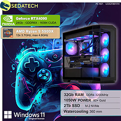 Sedatech PC Gamer • AMD Ryzen 9 5900X • RTX4090 • 32 Go RAM • 2To SSD M.2 • Windows 11