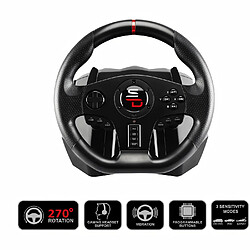 Volant de course avec pédalier - SUBSONIC - SV700 - Compatible PS4, Xbox One, Switch, PC,PS3