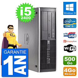 PC HP Compaq 6200 Pro SFF Intel i5-2400 RAM 4Go Disque Dur 500Go Windows 10 Wifi · Occasion 