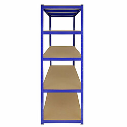 Acheter Monstershop Monster Racking Rayonnage T-Rax en Acier Sans Boulons Bleu 160cm x 60cm x 180cm