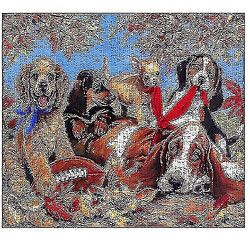 Universal Puzzle de puzzle pour animaux de compagnie, 1000 PCS Puzzle de décompression pédagogique, décoration murale