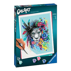 Peinture Ravensburger CreArt Grand Colorful Lion 