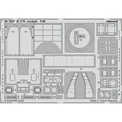 B-17G cockpit for HKM - 1:48e - Eduard Accessories