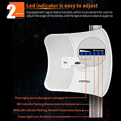 WiFi Extender CPE extérieur sans fil CF-E317A Adopte la dernière norme 802.11a / an