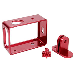 Wewoo Cadre de protection rouge pour Xiaomi Yi Sport Caméra Léger CNC Aluminium de Montage Logement pas cher