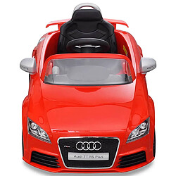 vidaXL Voiture avec télécommande pour enfants Audi TT RS Rouge