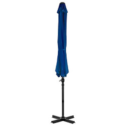 Avis Maison Chic Parasol Jardin | Parasol déporté avec mat en aluminium Bleu azuré 300 cm - GKD64376