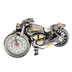 rétro moto horloge sculpture moto modèle art artisanat décor argent b