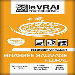 Le vrai brassee sauvage nettoyant desodorisant dosettes 125*16ml - ACT 4280 - Entretien des sols - le vrai actionpin