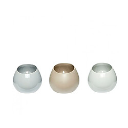 Wadiga Set de 3 Pots de Rangement en Porcelaine Mural