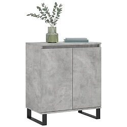 Avis Maison Chic Buffet,Meuble de Rangement,commode pour salon,Cuisine Gris béton 60x35x70 cm Bois d'ingénierie -MN66319