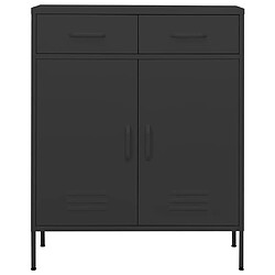 vidaXL Armoire de rangement Anthracite 80x35x101,5 cm Acier