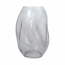 Paris Prix Vase Design en Verre Soufflé Diney 25cm Gris