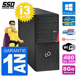 PC Tour Fujitsu Esprimo P720 Intel i3-4130 RAM 8Go SSD 480Go Windows 10 Wifi · Occasion 