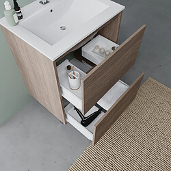 Kiamami Valentina MEUBLE DE SALLE DE BAINS À POSER AVEC LAVABO DE 60 CM | LAGUNA