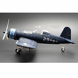 Kit De Modèle D'assemblage D'avion F4U à L'échelle 1:48 Pour Adulte Et Enfants Bricolage Bleu Foncé pas cher