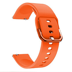 Wewoo Bracelet pour montre connectée Smartwatch de poignet à boucle de électrolytique Galaxy Watch Active Orange