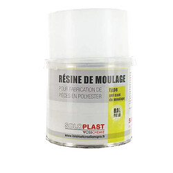 Gelcoat de moulage Soloplast blanc 500g avec durcisseur