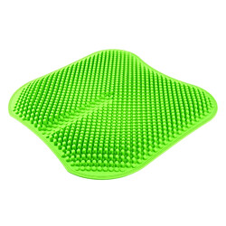 Wewoo Coussin de siège de voiture vert Massage dos nu Haute mémoire Silicone Mesh Respirant Silica Gel Housses de de