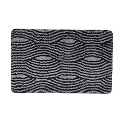 MSV Tapis de bain Microfibre 50x80cm Wave Gris