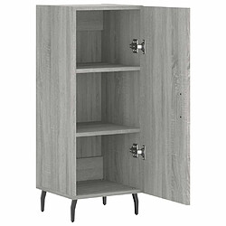 Maison Chic Buffet,Meuble de Rangement,commode pour salon,Cuisine Sonoma gris 34,5x34x90 cm Bois d'ingénierie -MN14620 pas cher