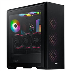 ADATA XPG Defender Boîtier PC USB 3.0 Verre Trempé E-ATX Midi-Tour 2x Ventilateurs Noir