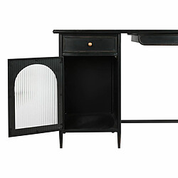 Avis Bureau DKD Home Decor Noir Métal Verre 120 x 50 x 80 cm