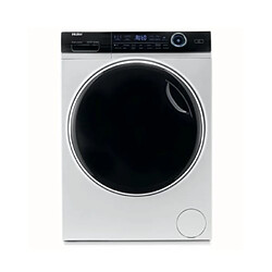 Haier HW120-B14979 Lave Linge 78L 69dB 1400tr/min 240V Pose Libre Acier Inoxydable Blanc 