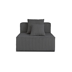 Acheter Lisa Design Colombine - module d'assise sans accoudoirs - en velours côtelé